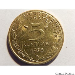 5 centimes Marianne 1998