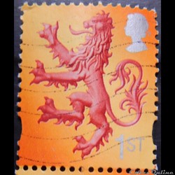 Royaume-Uni 02107 Lion écossais 1ST de 1999