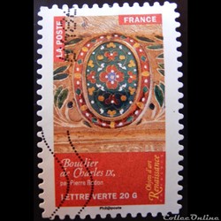 AA01014 Renaissance, bouclier de Charles IX, par Pierre Redon 20g