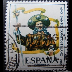 Espagne 01332 St Jacques de Compostelle 1Ptas de 1965