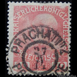 Autriche 00106 empereur Franz Joseph 10H de 1908