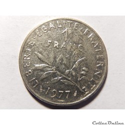 1 franc semeuse 1977