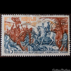 01657 Bataille de Fontenoy 1745 0.45F