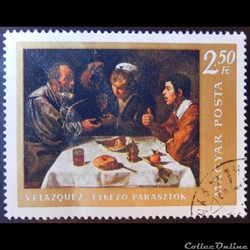 Hongrie 01971 le petit déjeuné de Velazquez 2.50ft de 1968