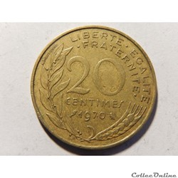 20 centimes Marianne 1970