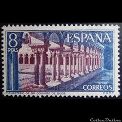 Espagne 01815 monastère Santos Domingo de Silos 8Ptas de 1973