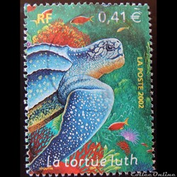 03485 Animaux marins La tortue luth 0.41€ de 2002