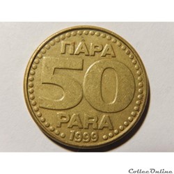 Yougoslavie, 50 para de 1999