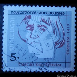 Portugal 01795 Tristao Vaz Teixeira 5$ de 1990