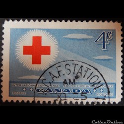 Canada 00252 Croix rouge 4c de 1952