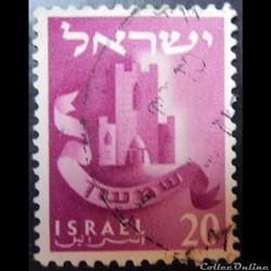 Israël 00098 emblème de la tribu de Siméon 20p de 1956
