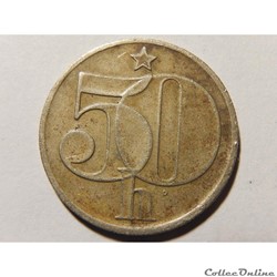 Tchécoslovaquie, 50 haléru de 1978