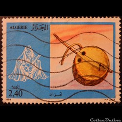 Algérie 00820 Imzad 2.40d de 1984