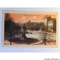 CPA de l'Ain, Bourg, la place Carriat et l'école