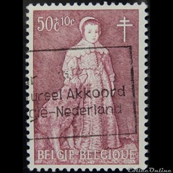Belgique 01307 peinture 50+10c de 1964