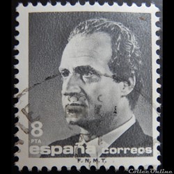 Espagne 02416 roi Juan Carlos I 8Ptas de 1985
