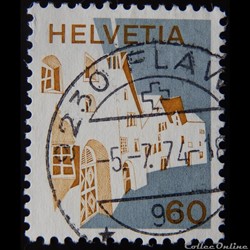 Suisse 00940 Scuol (Graubünden) 60cts de 1973