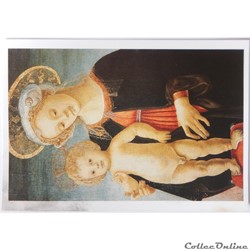 CP Peinture, Vierge à l'enfant