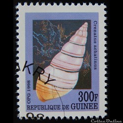 Guinée 01255CU coquillage 300F de 1998