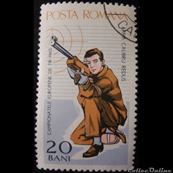 Roumanie 02126 Championnat d'Europe de tir 20 Bani de 1965