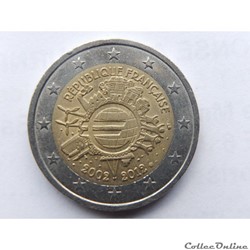 France, 10 ans de l'euros 2002-2012