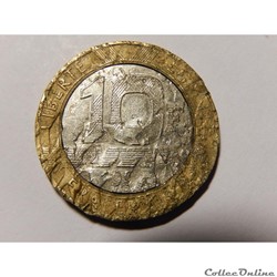 10 Francs Génie de la Bastille 1990