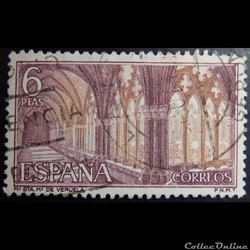 Espagne 01495 monastère de Veruela 6Ptas de 1967