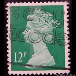 Royaume-Uni 01201 reine Elisabeth II 12p de 1985
