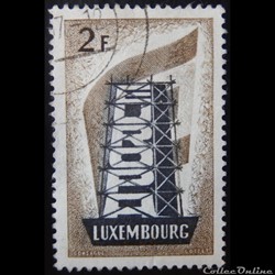 Luxembourg 00514 Europa cept 2F de 1956
