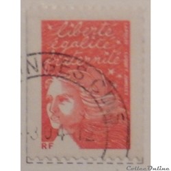 03418 Marianne de Luquet rouge sans valeur de 2001