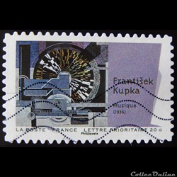 AA00699 Frantisek Kupka Musique (1936) 20g
