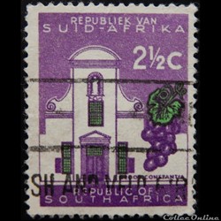 Afrique du Sud 00252 Groot Constantia 2 1/2c de 1961