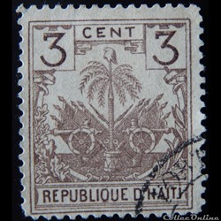 Haïti 00035 armoiries 3c de 1896