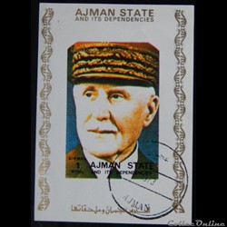 Ajman State 02906AwBL Maréchal Pétain 1R de 1973