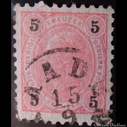 Autriche 00049 empereur Franz Joseph 5kr de 1890