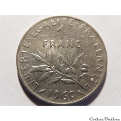 1 franc semeuse 1960