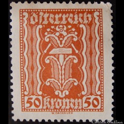 Autriche 00267 symbolisme : marteau et pince 50kr de 1922