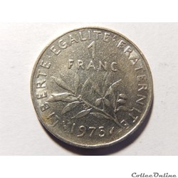 1 franc semeuse 1975