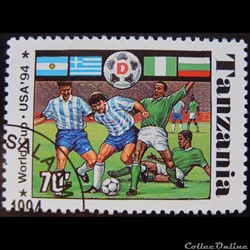 Tanzanie 01715C Championnat du monde de Football de 1994 groupe D 70 TSh