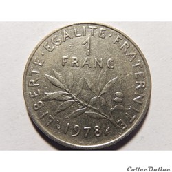 1 franc semeuse 1978