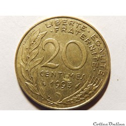 20 centimes Marianne 1993