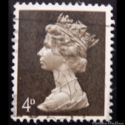 Royaume-Uni 00475 reine Elisabeth II 4d de 1967