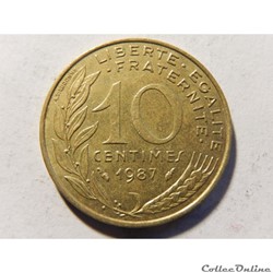 10 centimes Marianne 1987