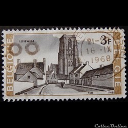 Belgique 01467 Eglise de Lissewege 3F de 1968
