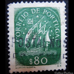 Portugal 00707 caravelle 0.80$ de 1949