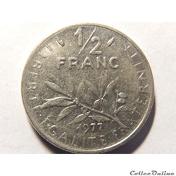 50 centimes Semeuse 1977