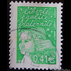 03448 Marianne de Luquet 0,41 € vert de 2002