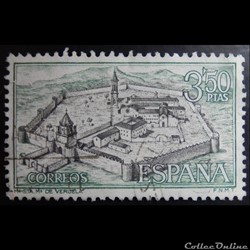 Espagne 01494 monastère de Veruela 3.50Ptas de 1967