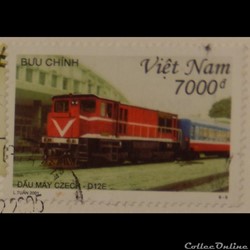 Viet-Nam 01996 train Tchèque D12E 7000d de 2001