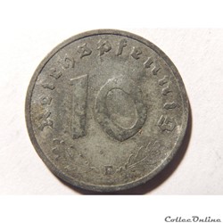 Allemagne, 10 reichspfennig de 1940